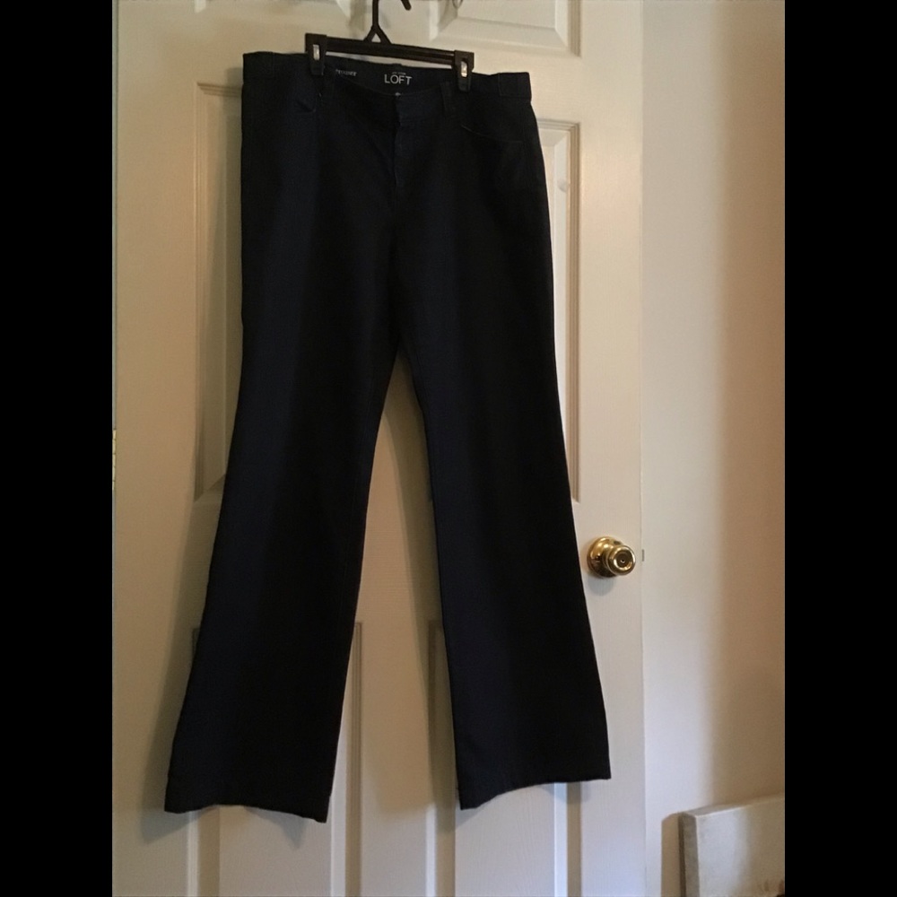 Women’s ANN TAYLOR LOFT Dark Wash Size 10 Modern Trouser Jeans